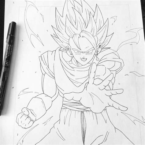 Super Vegito Drawing Dragonballz Amino