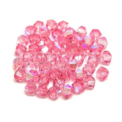 Swarovski bicone 3mm Light Rose Shimmer Bicone gyöngyök