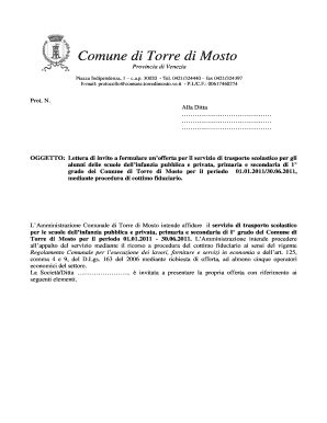 Compilabile Online Torredimosto Lettera Invito Torre Di Mosto