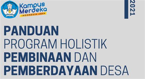 Program Holistik Pembinaan Dan Pemberdayaan Desa Php D Biro