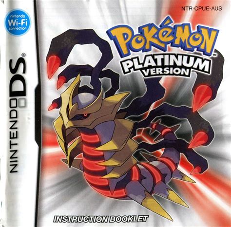 Pok Mon Platinum Version Cover Or Packaging Material Mobygames