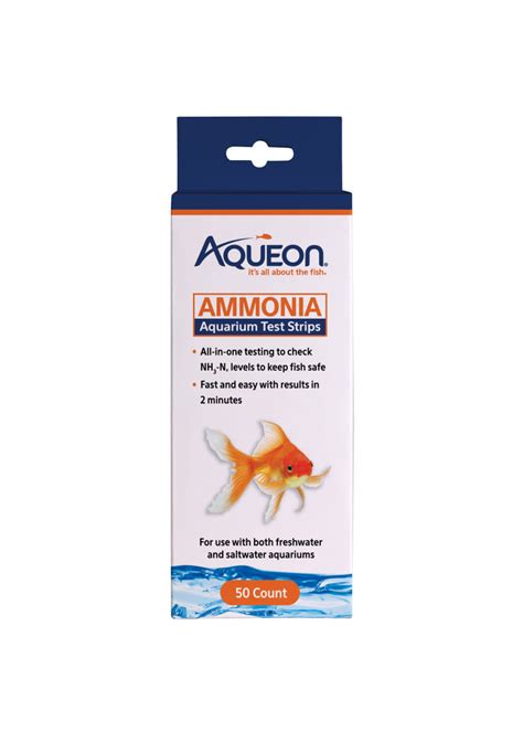 AQUEON TEST STRIP AMMONIA 50 COUNT - The Hidden Reef, Inc