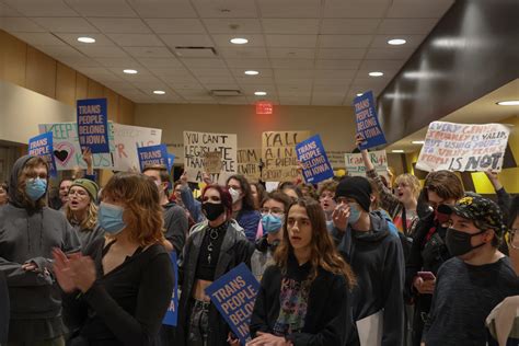 University of Iowa students protest against YAF and Chloe Cole