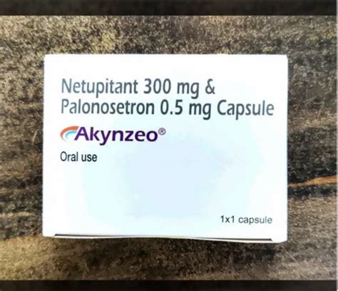 300 Mg Akynzeo Netupitant Palonosetron Capsule GLENMARK At Rs 4800