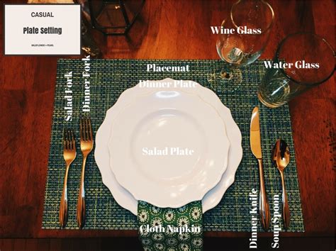 Casual Table Setting In Seven Easy Steps Wildflower Pearl