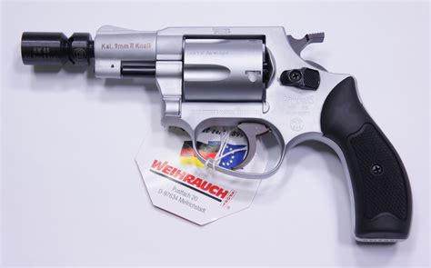 Schreckschuss Und Gasrevolver Arminius HW88 Airweight Nickel