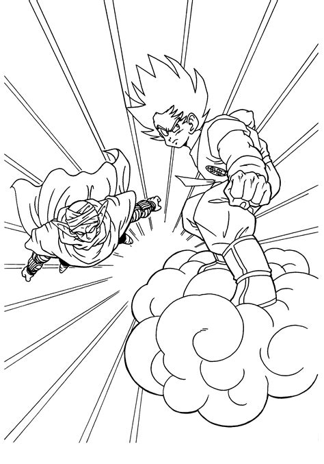 Dragon Ball Z Coloring Pages Kidsuki