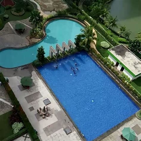 Bismillaah View Dari Tower B Lantai 15 Apartemen Green Lake View