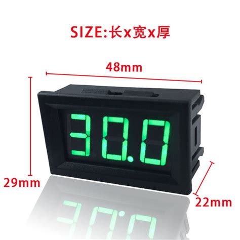 New Two Wire DC Digital Display Voltmeter Head 0 56 Inch LED Digital