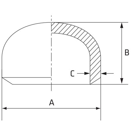 Asme Ansi Pipe End Caps End Cap Carbon Steel Cap