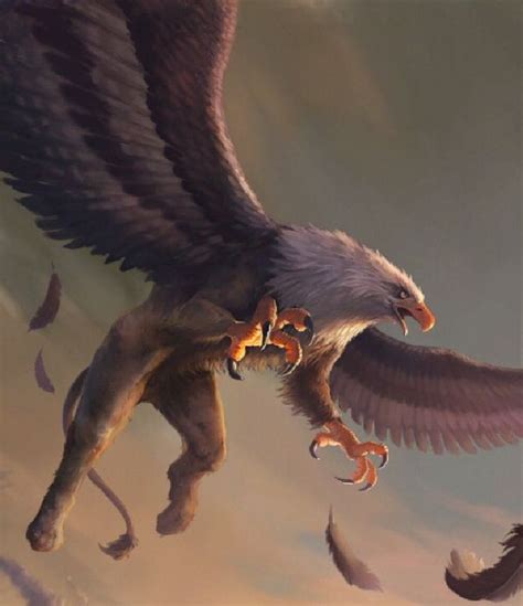 Gryphon Fantasy Creatures Mythical Creatures Fantasy Monster