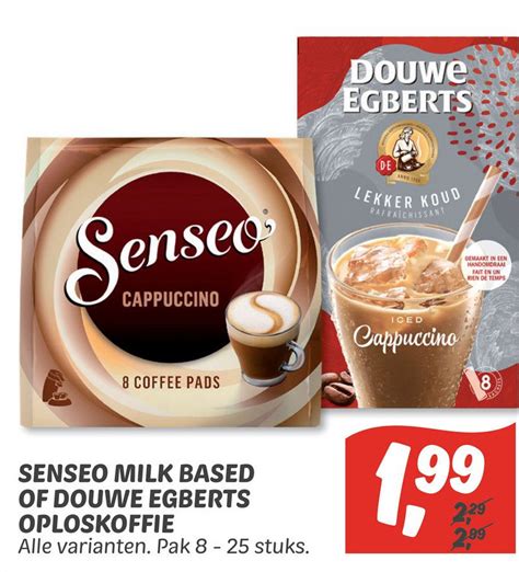 Senseo Milk Based Of Douwe Egberts Obloskoffie Aanbieding Bij Dekamarkt