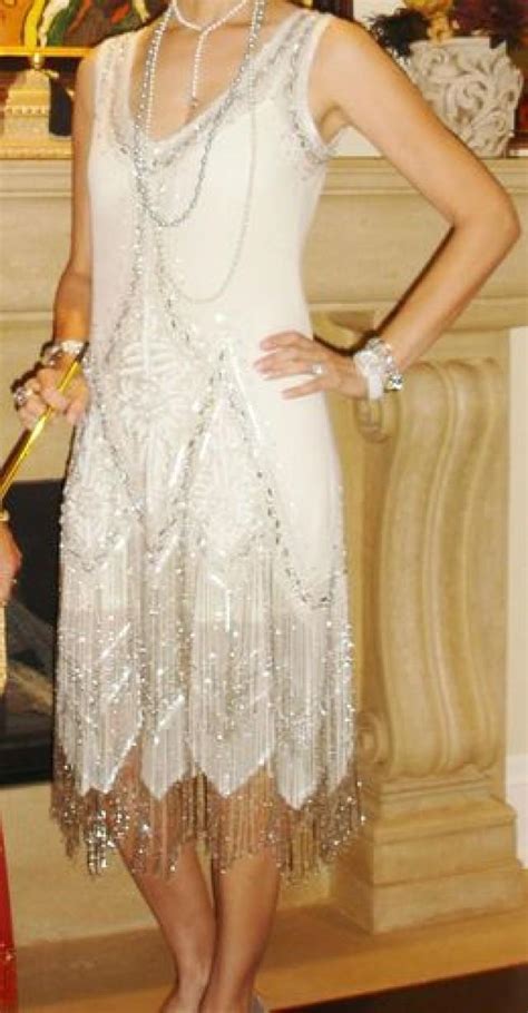 Stunning Great Gatsby Dress 1920 Style Flapper Sequins And Beads