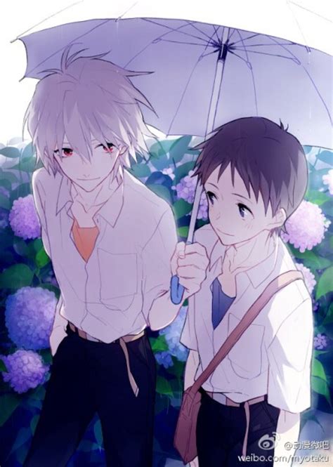 Kaworu And Shinji Neon Genesis Evangelion Photo 36453984 Fanpop