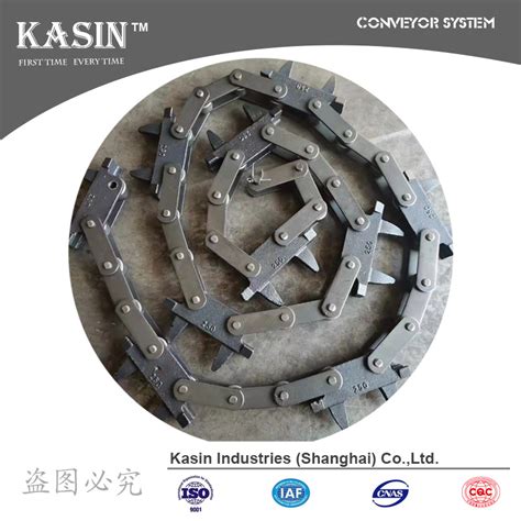 Kasin Transmission Chain With Docks For Enclosed Overhead Conveyor