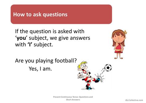 Present Continuous Tense Questions a…: English ESL powerpoints