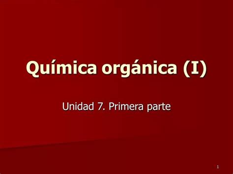 PPT Química orgánica I PowerPoint Presentation free download ID