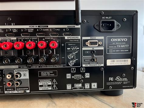 Onkyo TX NR777 7 2 Channel Home Theatre Receiver With PHONO Wi Fi