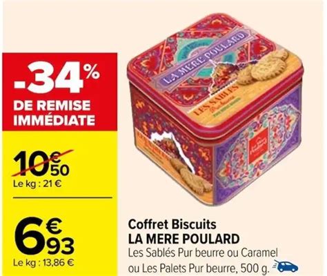 Promo Coffret Biscuits La Mere Poulard Chez Carrefour