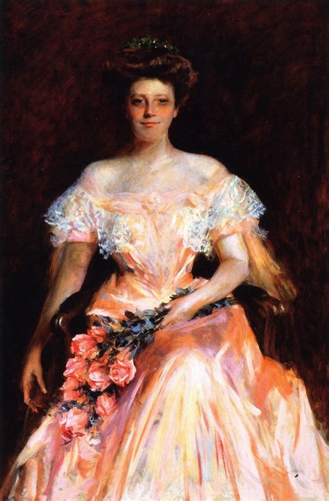 Portrait Of A Woman Painting William Merritt Chase Oil Paintings