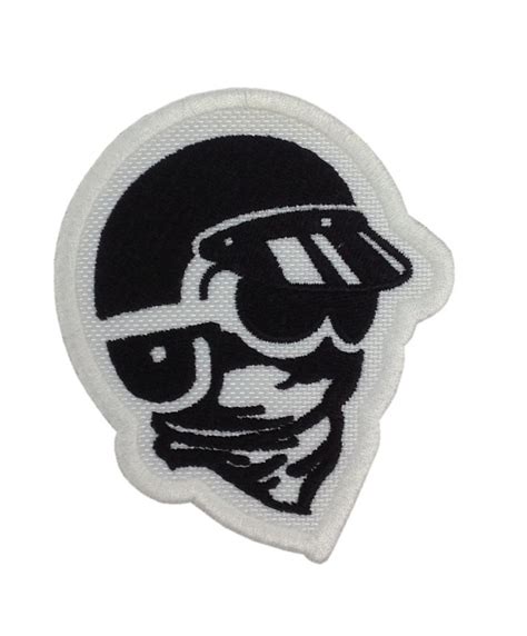 1589 Badge à coudre Patch écusson brodé 81mmX70mm GENTLEMAN DRIVER BIKER