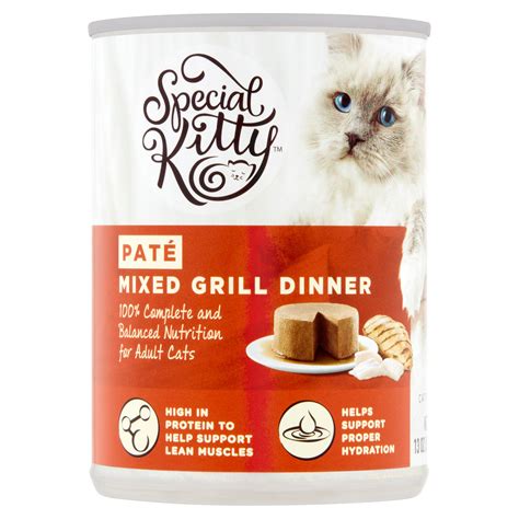 Special Kitty Mixed Grill Dinner Pate Wet Cat Food 13 oz Can with