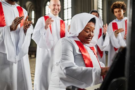 People from church choir singing Stock Photo by seventyfourimages | PhotoDune