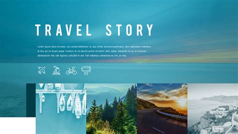 Travel Story Powerpoint Templates For Presentation