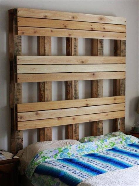 Rustikales Diy Bett Kopfteil Selbst Bauen Aus Paletten