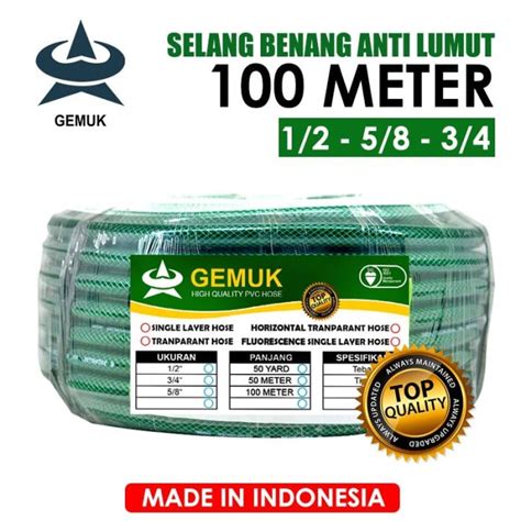 Jual Selang Air Benang Anyam Meter Taman Anti Lumut