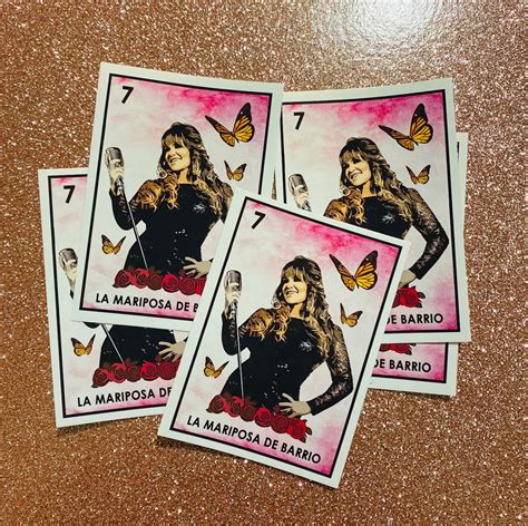 La Jefa Jenni Rivera Mariposa De Barrio Jenni Loteria Etsy