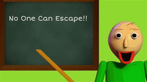 Escape To Baldi S Basic Obby Roblox YouTube