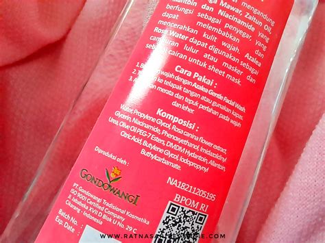 Ratnasari Pevensie S Review Azalea Deep Hydration Rose Water