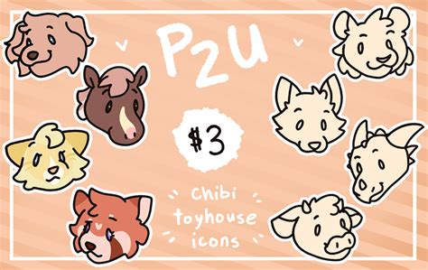 P2u Chibi Toyhouse Icons Chaibumbless Ko Fi Shop Ko Fi ️ Where