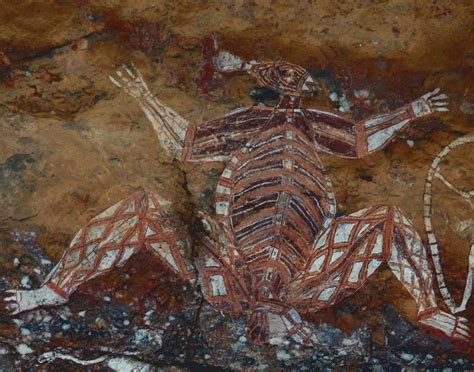 Aboriginal Rock Art Kakadu National Park Australia. The earliest ...