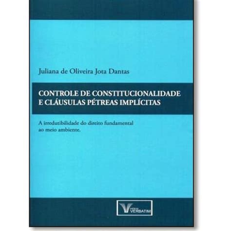 Livro Controle De Constitucionalidade E Cláusulas Pétreas Ponto