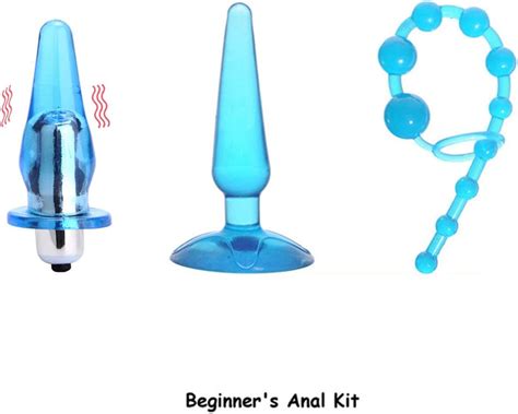 Amazon Butt Metal Plug Pcs Lot Crystal Jelly Butt Plug Kit Anal