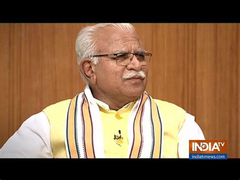 People Of Haryana Are My Lal Chief Minister Manohar Lal Khattar On