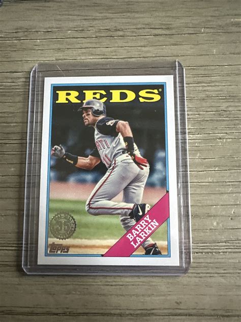 Barry Larkin 1988 35th Anniversary 2023 Topps Series 1 Baseball Card