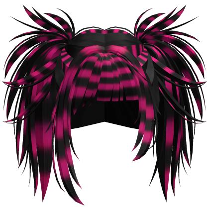 Punk Scene Pigtails Hot Pink Raccoon Roblox