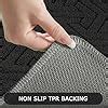 Naxbey Door Mats Indoor Absorbent Machine Washable Non Slip Inside