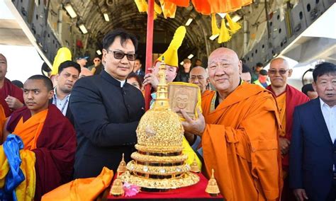 Lord Buddha S Holy Relics From India Arrive In Mongolia Easterneye