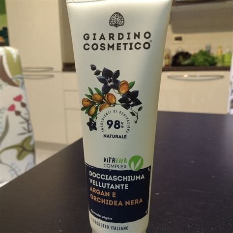 Giardino Cosmetico Doccia Schiuma Vellutante Argan E Orchidea Nera