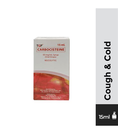 TGP MYREX Carbocisteine Drops 50mg Ml 15ml