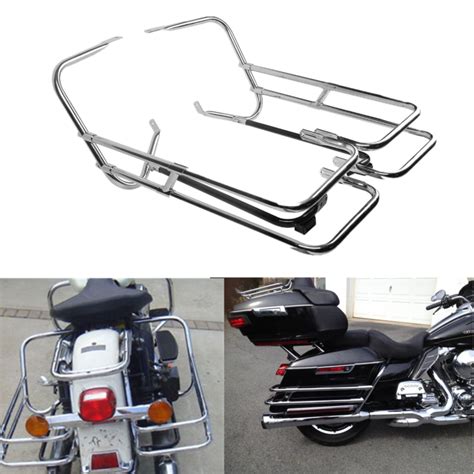 Auto Parts Accessories BLACK SADDLEBAG GUARD ELIMINATOR SUPPORT