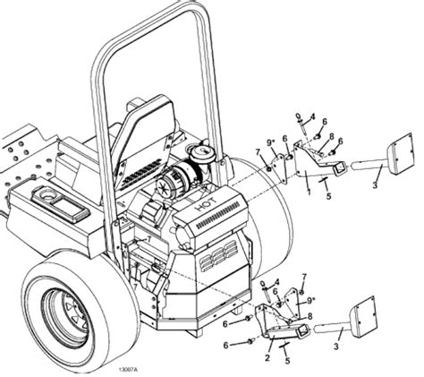 Model 8f And 12f Mount Kit For M1 200 300 400 Series Midmount Tractors Grasshopper Lawn