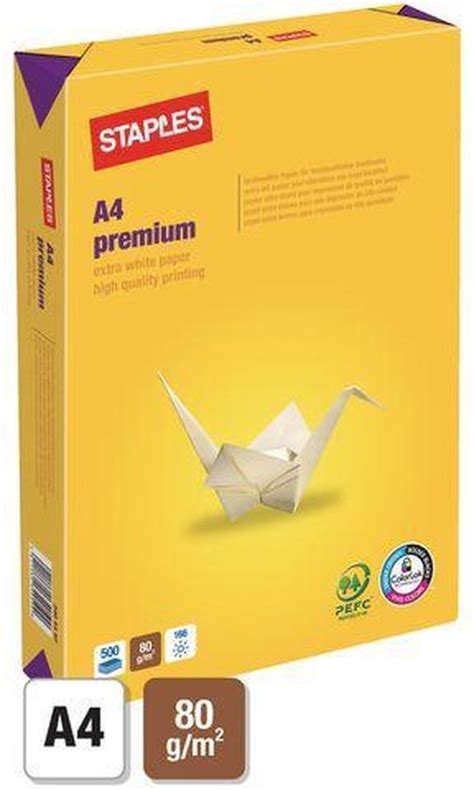 Staples Premium Papier A4 80 Gm² Wit Pallet 200 X 500 Vel