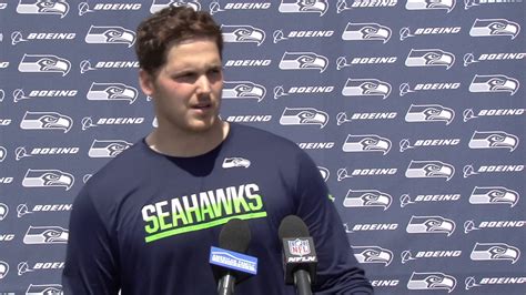 Seahawks Offensive Lineman Luke Joeckel Otas Press Conference Youtube