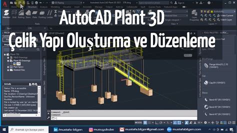 Autocad Plant D Elik Yap Olu Turma Ve D Zenleme Steel