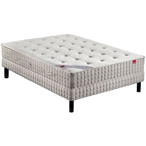 EPEDA Ensemble Matelas Sommier En Bois Massif 140 X 190 Cm 620